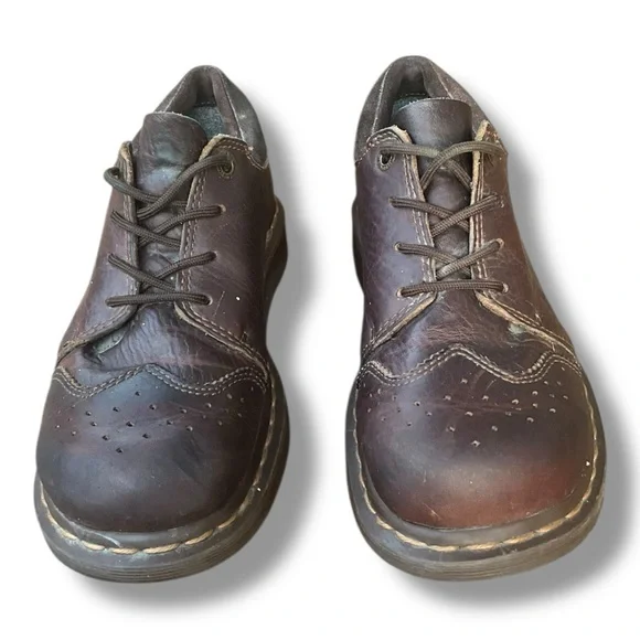 🥾 Dr. Martens Brown Leather Oxford Shoes EU‎ 39 / US 8 👊